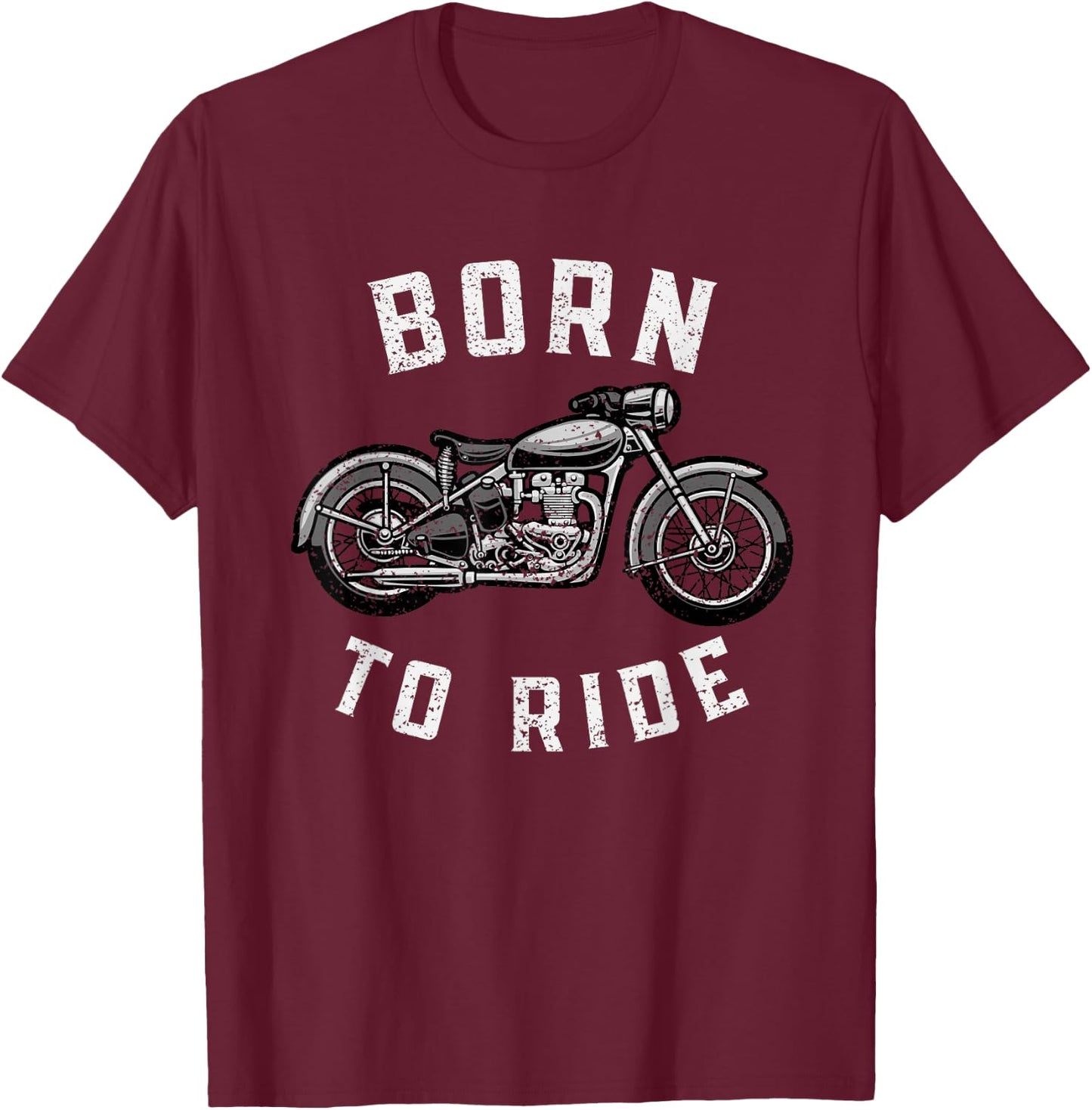 Biker - Motorcycle Club - Classic T-Shirt - T-Shirt | Maroon