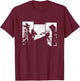 Nicéphore Niépce View From The Window At Le Gras Photography T-Shirt - T-Shirt | Maroon