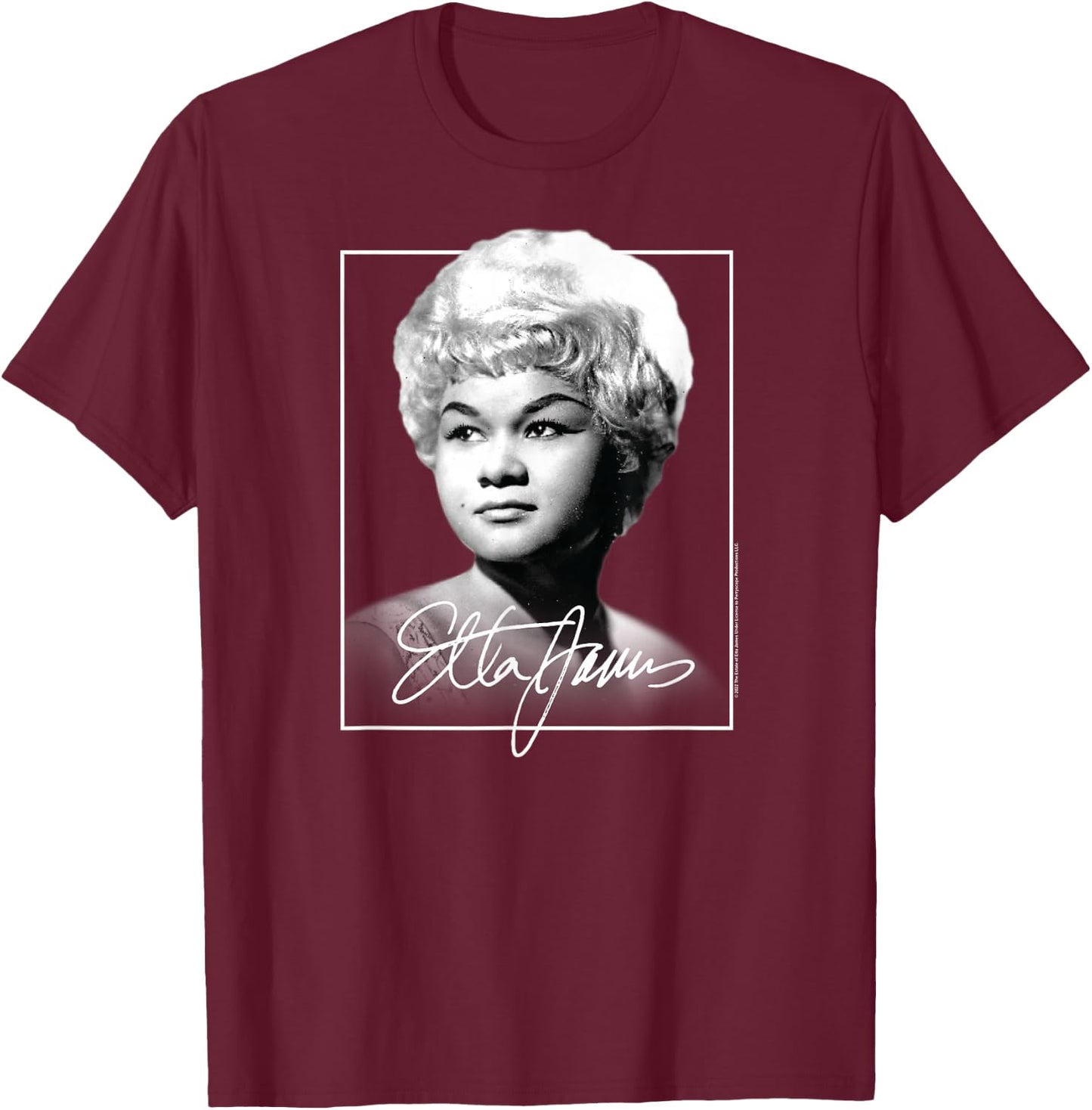 Etta James - Etta T-Shirt - T-Shirt | Maroon