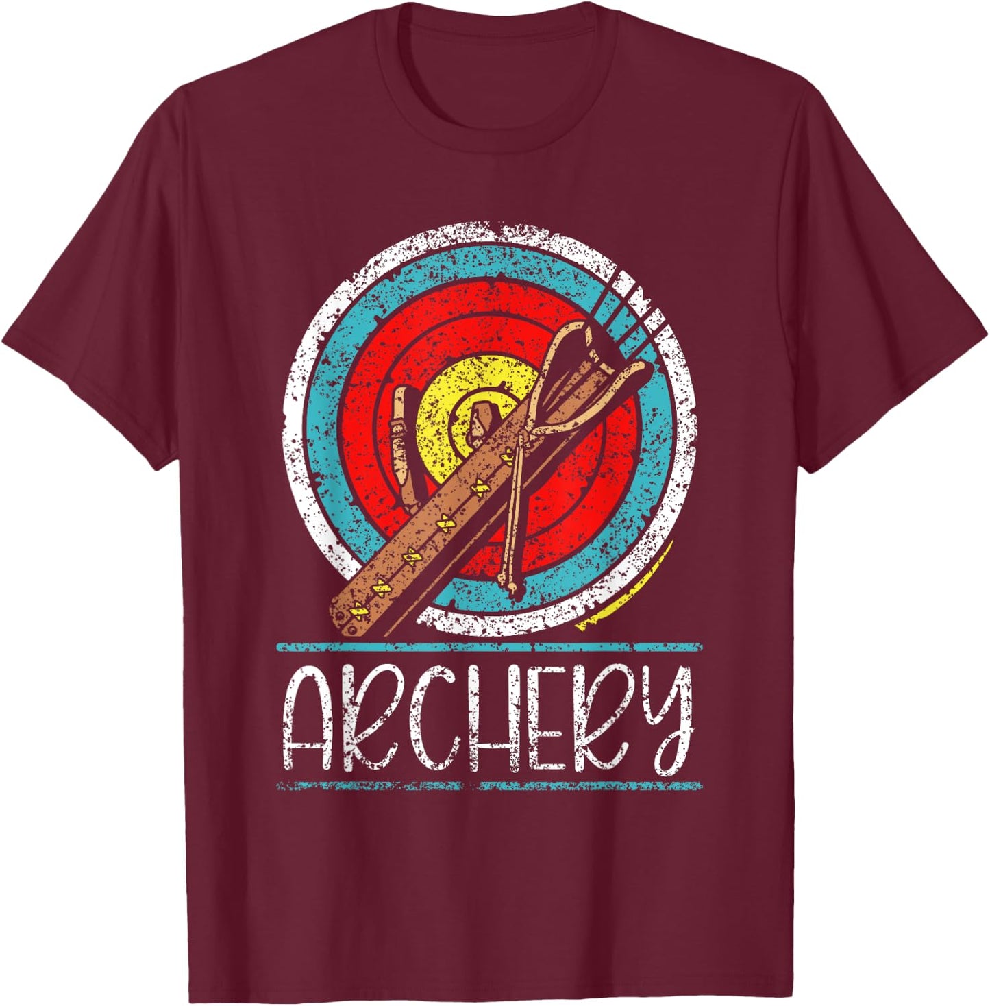 Archery Hobby Archer Bow Arrow T-Shirt - T-Shirt | Maroon