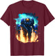 Heroes in Space The Amazing Space Marines T-Shirt - T-Shirt | Maroon