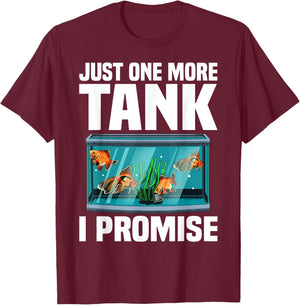 Funny Aquarium Designs Women Fish Tank Fishkeeping T-Shirt - T-Shirt | Maroon