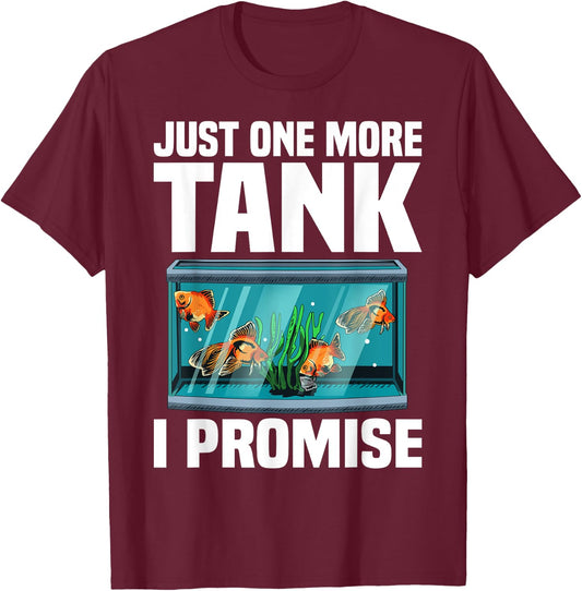 Funny Aquarium Designs Women Fish Tank Fishkeeping T-Shirt - T-Shirt | Maroon