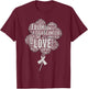 Lung Cancer Awareness Ribbon T-Shirt - T-Shirt | Maroon