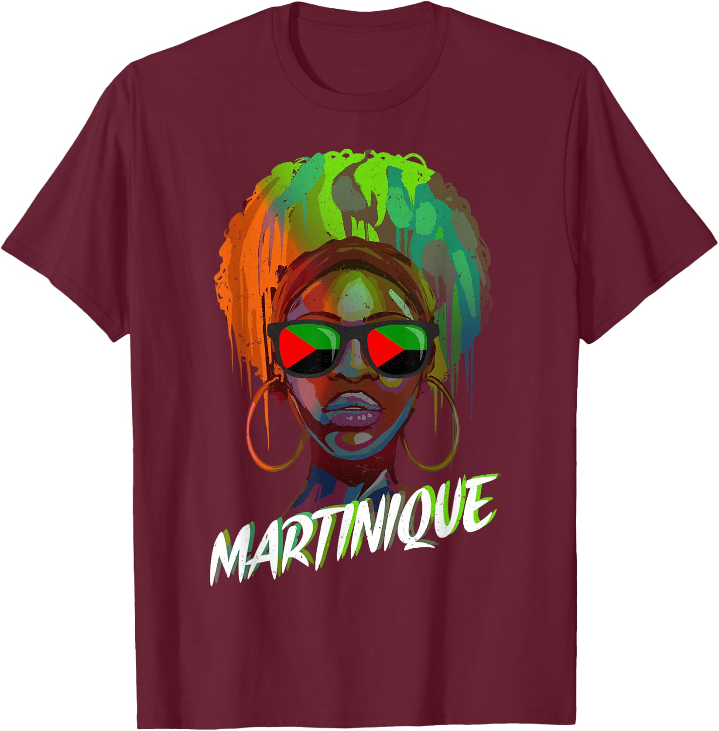 Martinique T-Shirt - T-Shirt | Maroon
