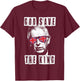God Save The King. King's Coronation. Union Jack Charles T-Shirt - T-Shirt | Maroon
