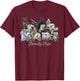 Star Wars Family Trip Original Trilogy Characters Vacation T-Shirt - T-Shirt | Maroon