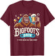 Funny Beer Brand Parody - Bigfoot Brew T-Shirt - T-Shirt | Maroon