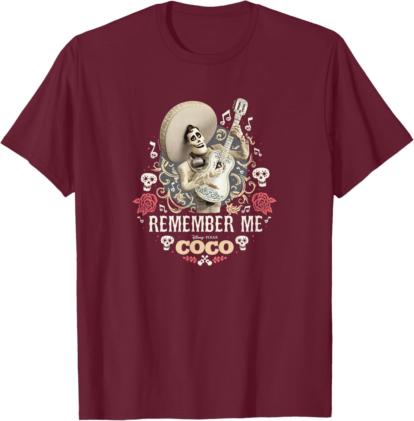 Coco - Remember Me Ernesto T-Shirt - T-Shirt | Maroon