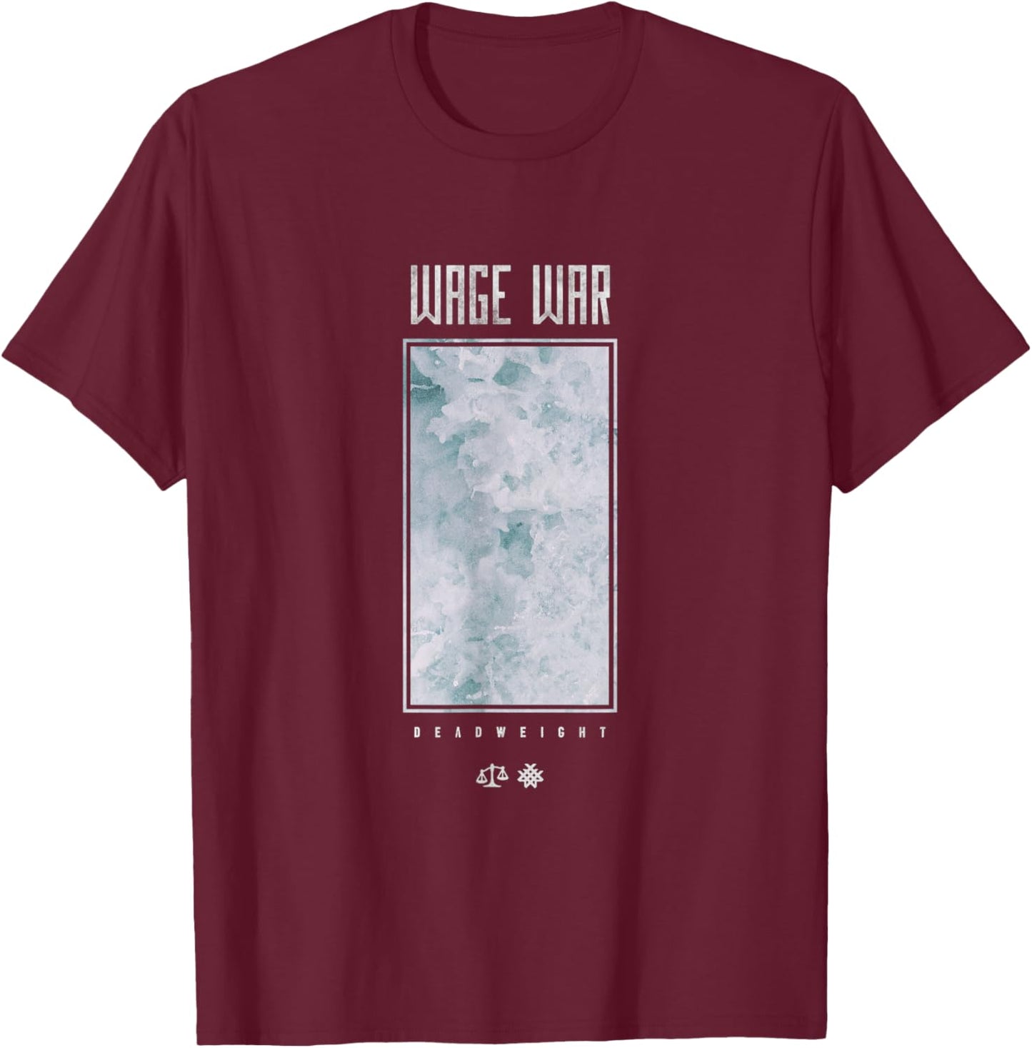 Wage War - Deadweight Cover T-Shirt - T-Shirt | Maroon