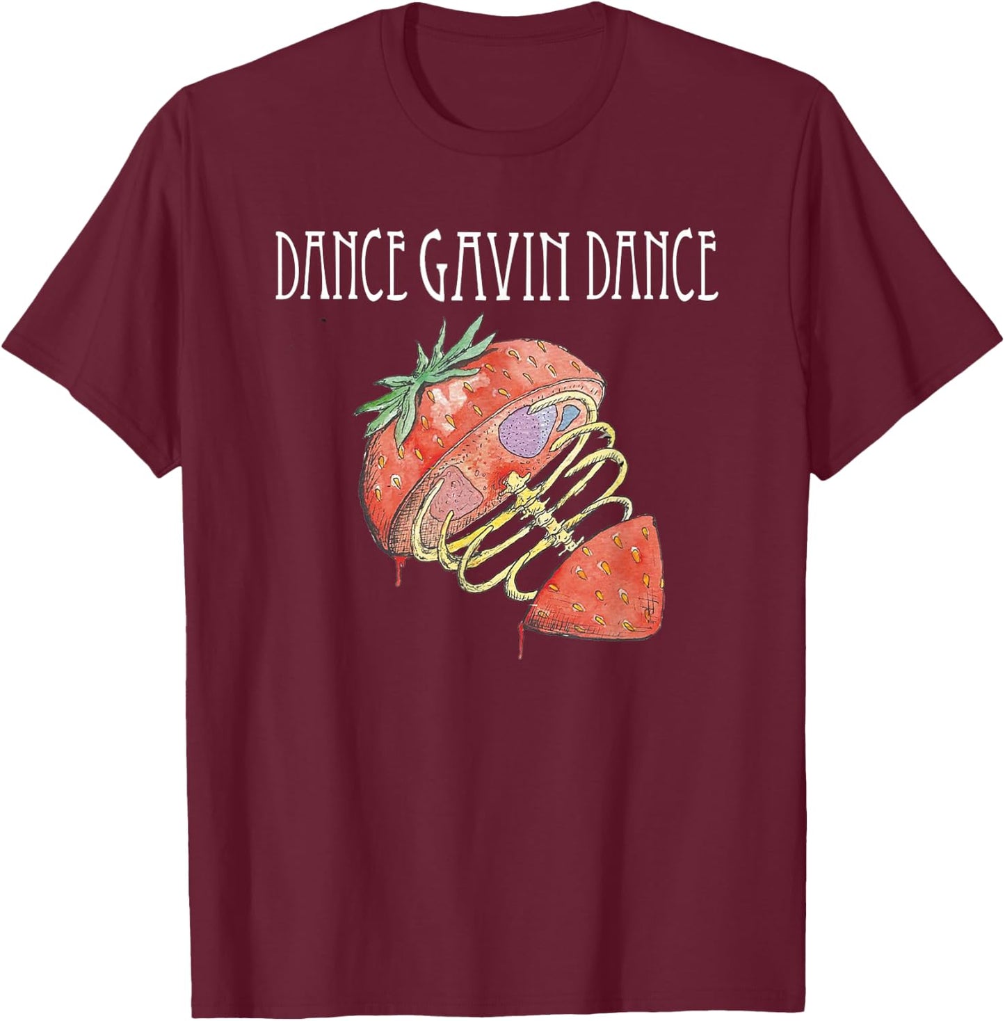 Dance Gavin Dance Merch- we own The Night -Dance Gavin Dance T-Shirt - T-Shirt | Maroon