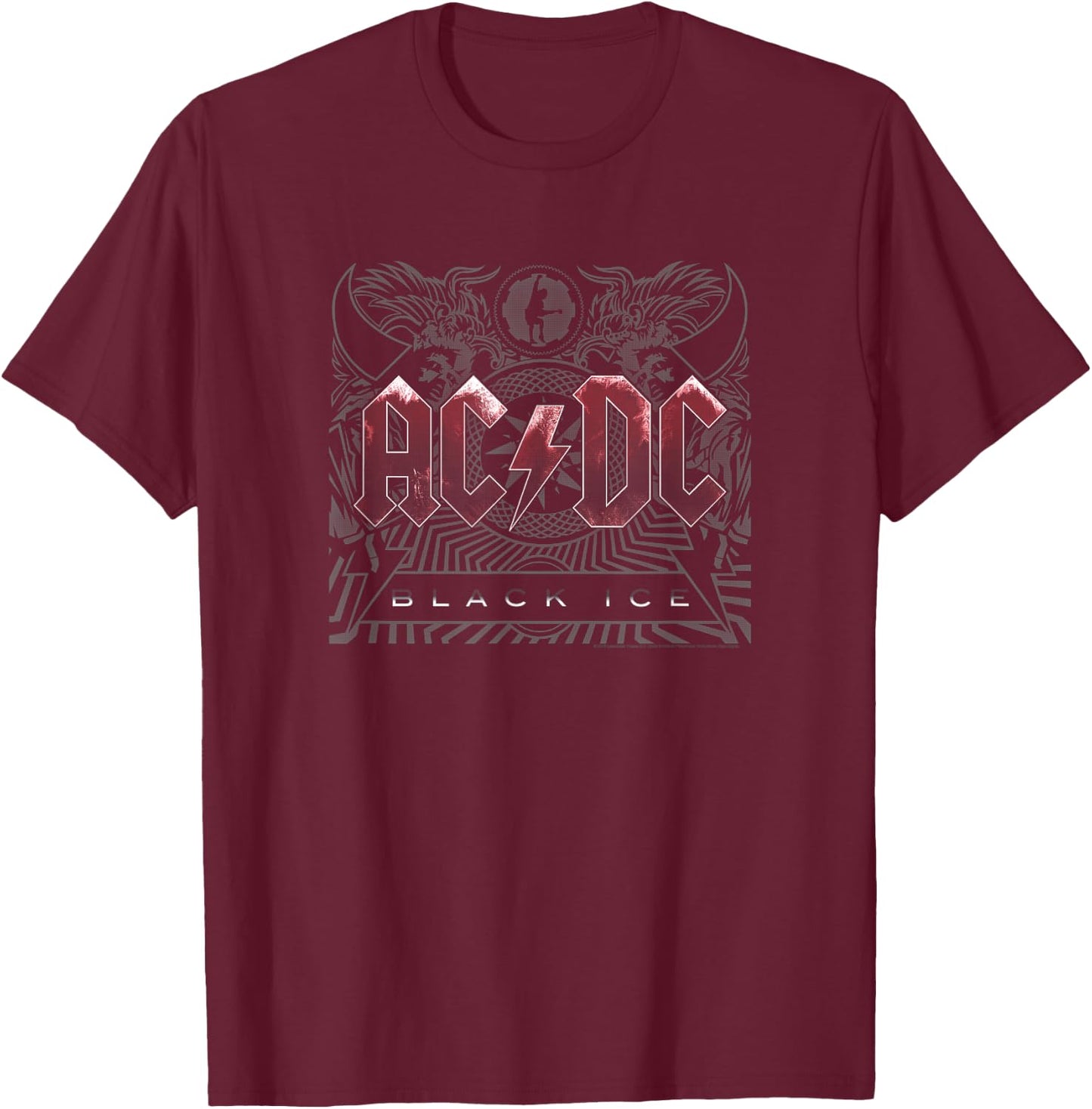 AC/DC - Black Ice T-Shirt - T-Shirt | Maroon