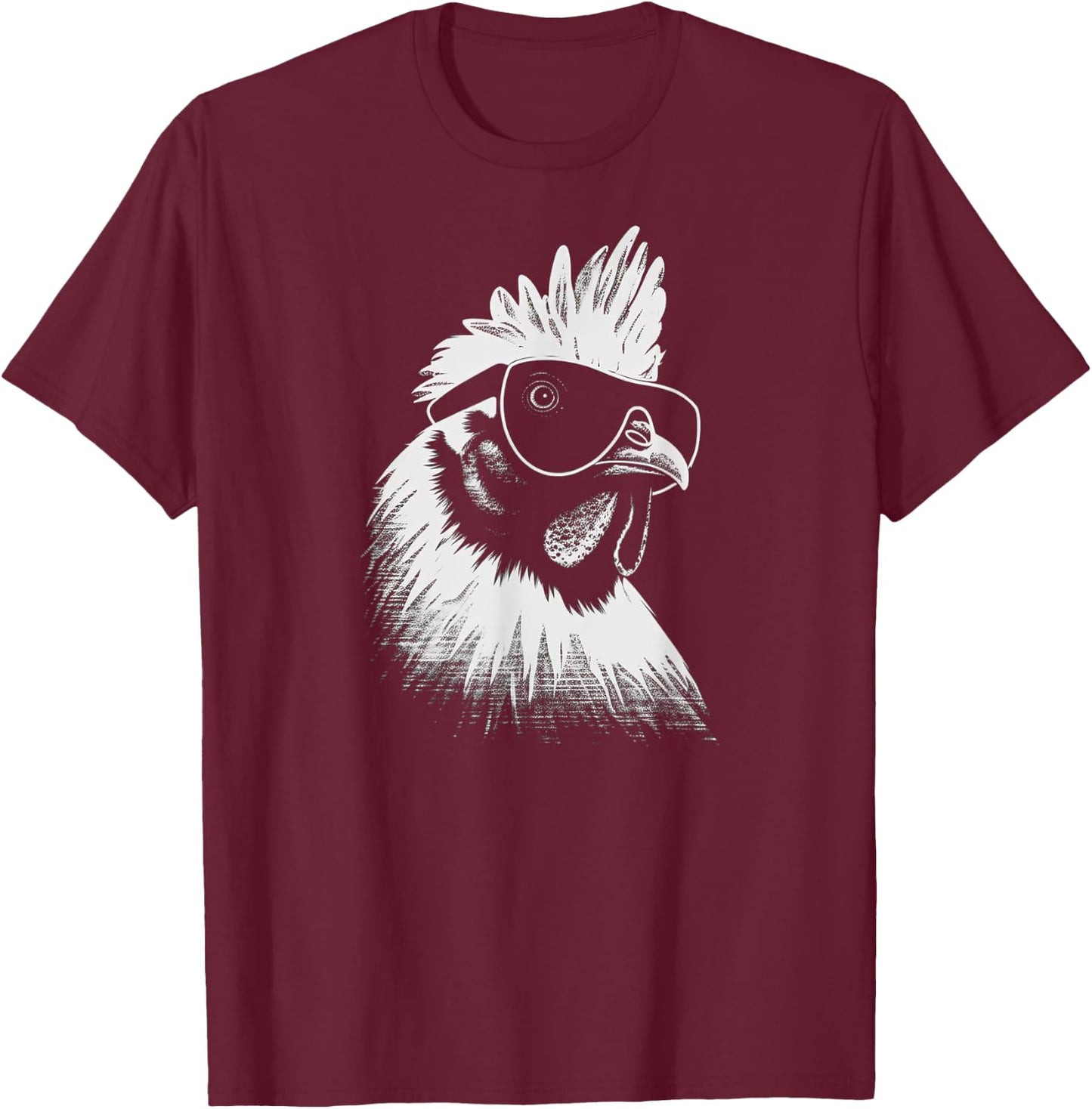 Funny Chicken cool Graffiti Urban art street T-Shirt - T-Shirt | Maroon