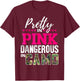 Pretty in Pinks D.angerous in Camo Hunting Girl T-Shirt - T-Shirt | Maroon