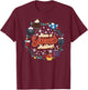 Marvel Avengers Christmas Hot Chocolate Have a Sweet Holiday T-Shirt - T-Shirt | Maroon