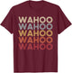 Wahoo Nebraska Wahoo NE Retro Vintage Text T-Shirt - T-Shirt | Maroon