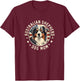 Aussie Dog American Flag, Australian Shepherd Dog Mom T-Shirt - T-Shirt | Maroon