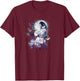 Disney The Nightmare Before Christmas Moon Glow Group T-Shirt - T-Shirt | Maroon