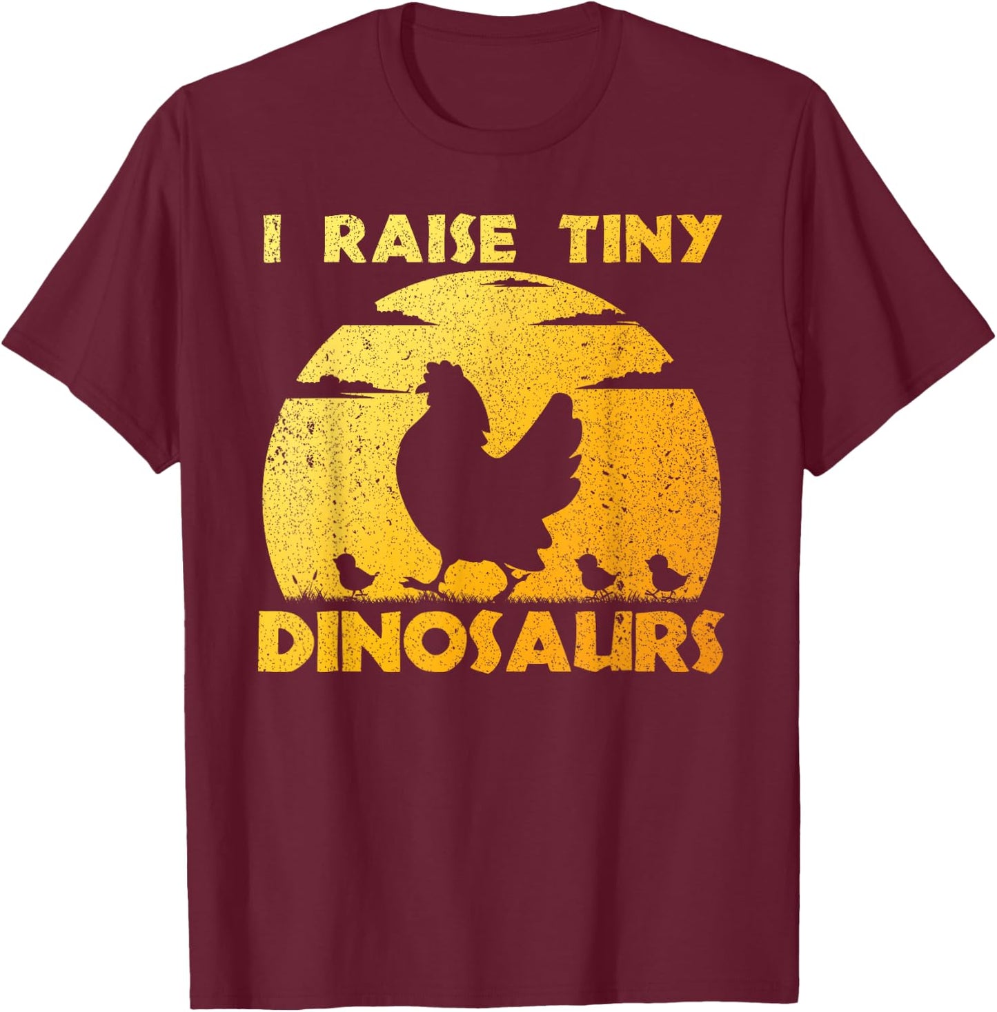 Cool Chicken Design Women Farm Lover Chicken Farmer T-Shirt - T-Shirt | Maroon