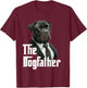 The Dogfather | Cane Corso Dad | CorsoFather Funny Dog Owner Women Girls Kids T-Shirt - T-Shirt | Maroon