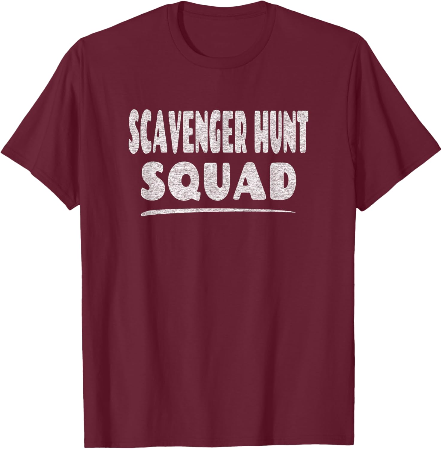 Scavenger Hunt Squad T-Shirt - T-Shirt | Maroon