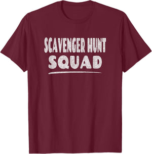 Scavenger Hunt Squad T-Shirt - T-Shirt | Maroon