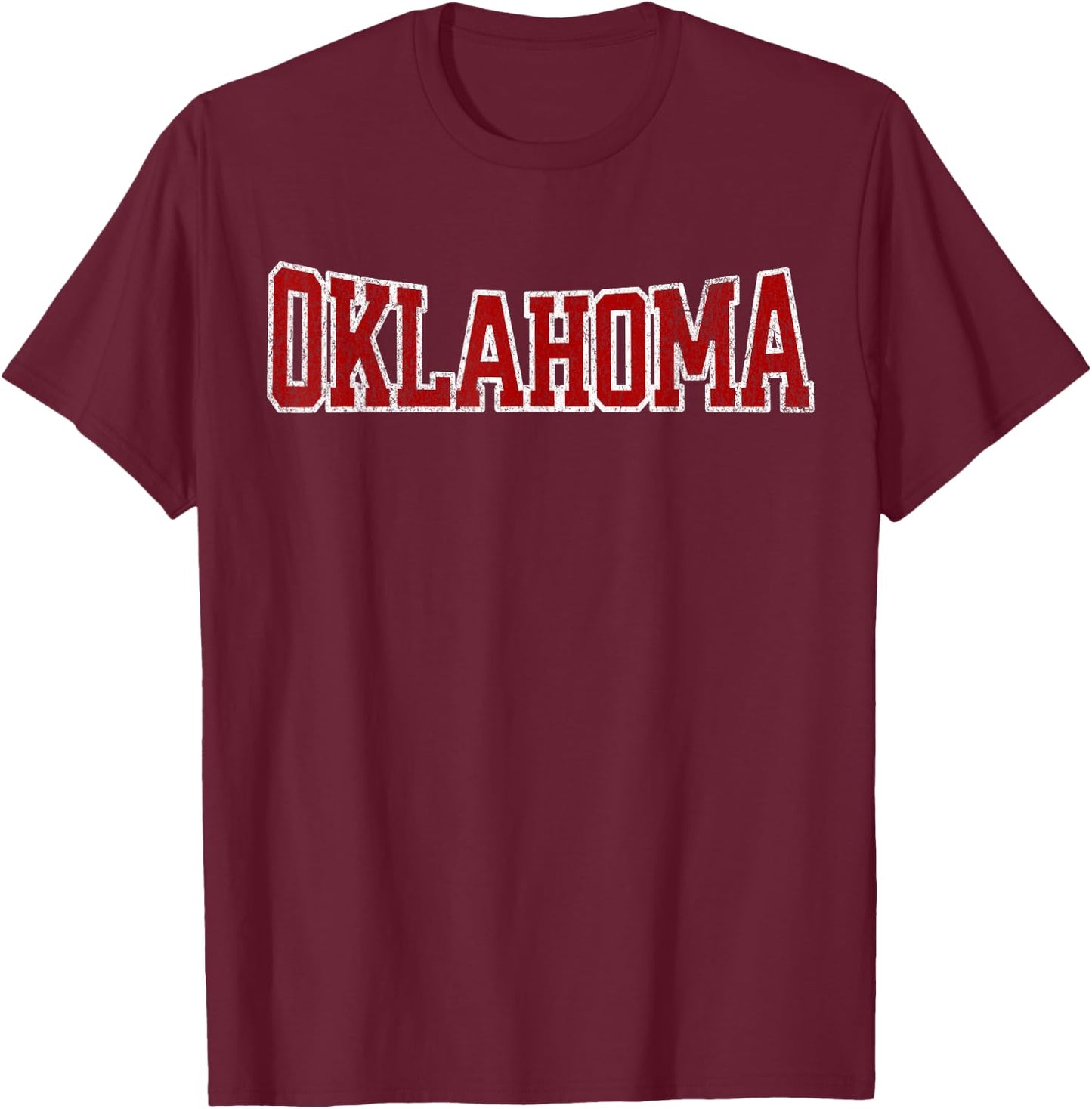 Oklahoma city vintage T-Shirt - T-Shirt | Maroon