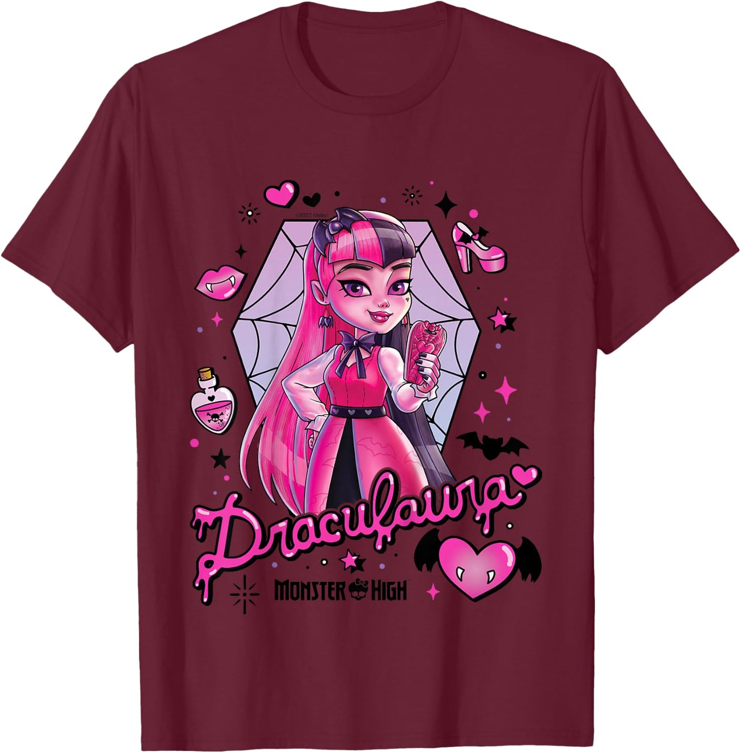 Monster High - Draculara T-Shirt - T-Shirt | Maroon
