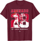 BallPark MVP -Adults Black Cotton Short Sleeve - Number and Portrait Nolan Arenado St Louis MLBPA - Small T-Shirt - T-Shirt | Maroon