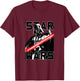 Kids Star Wars Classic Distressed Darth Vader Retro Lightning T-Shirt - T-Shirt | Maroon