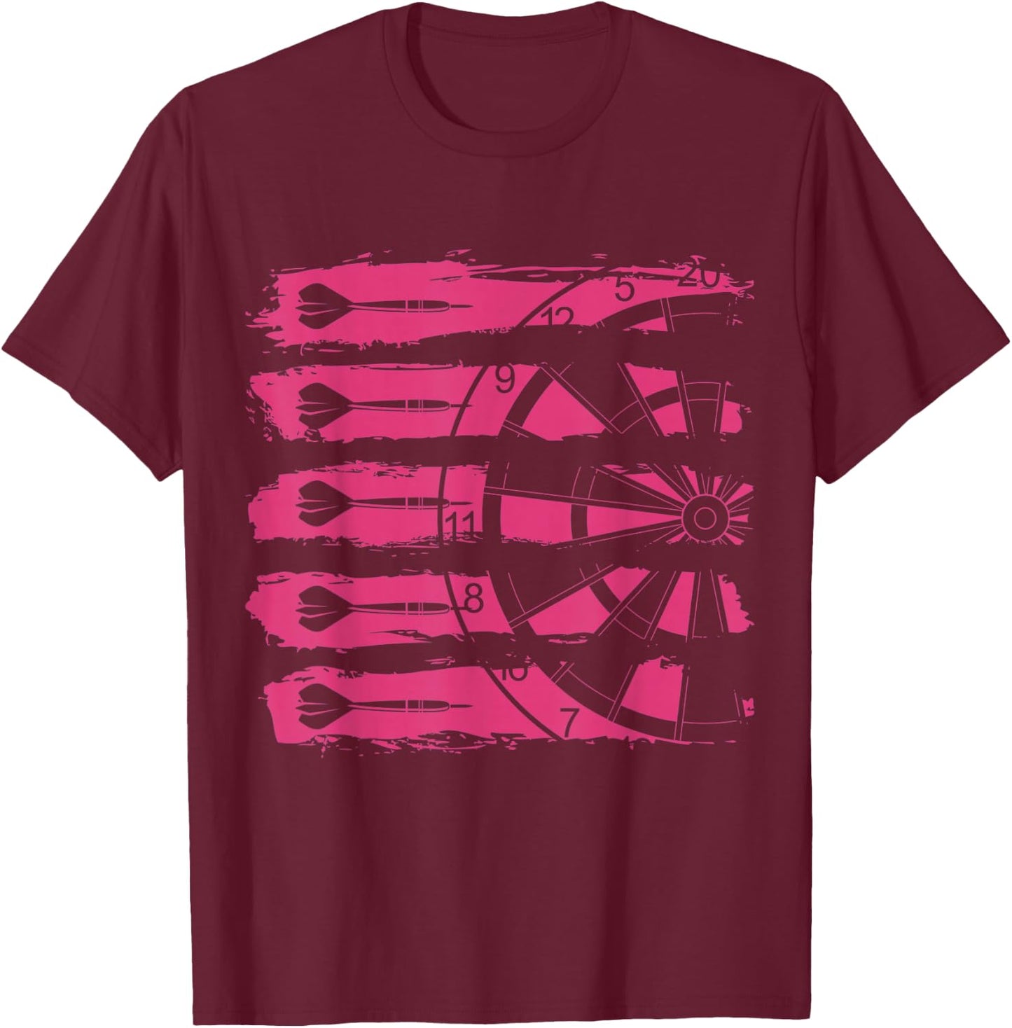 The Cool Dart Player Darts T-Shirt - T-Shirt | Maroon