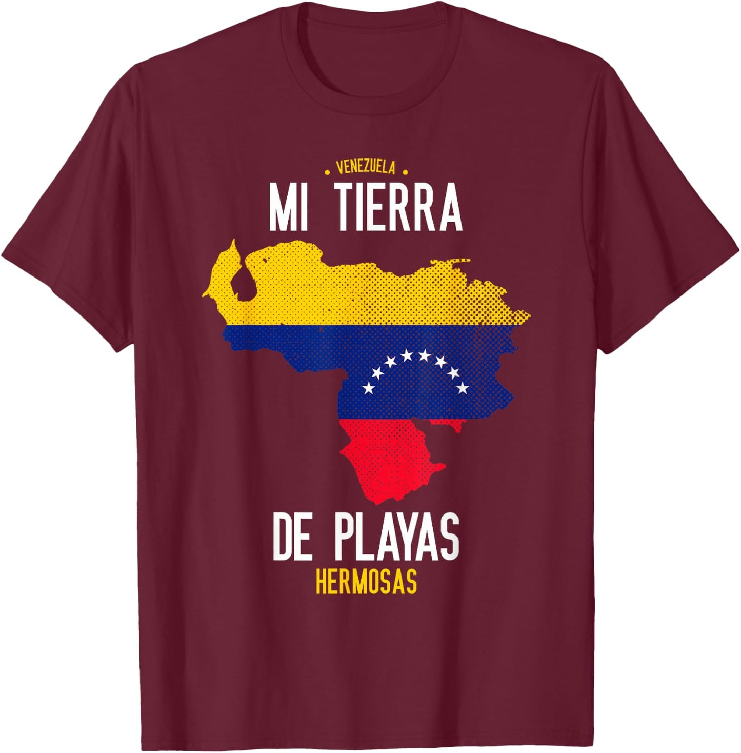 Venezuelan Flag Gifts & Retro Venezuela T-Shirt - T-Shirt | Maroon