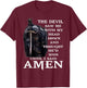 The Devil Saw Me With My Head Down And Thought He'd Won Men T-Shirt - T-Shirt | Maroon