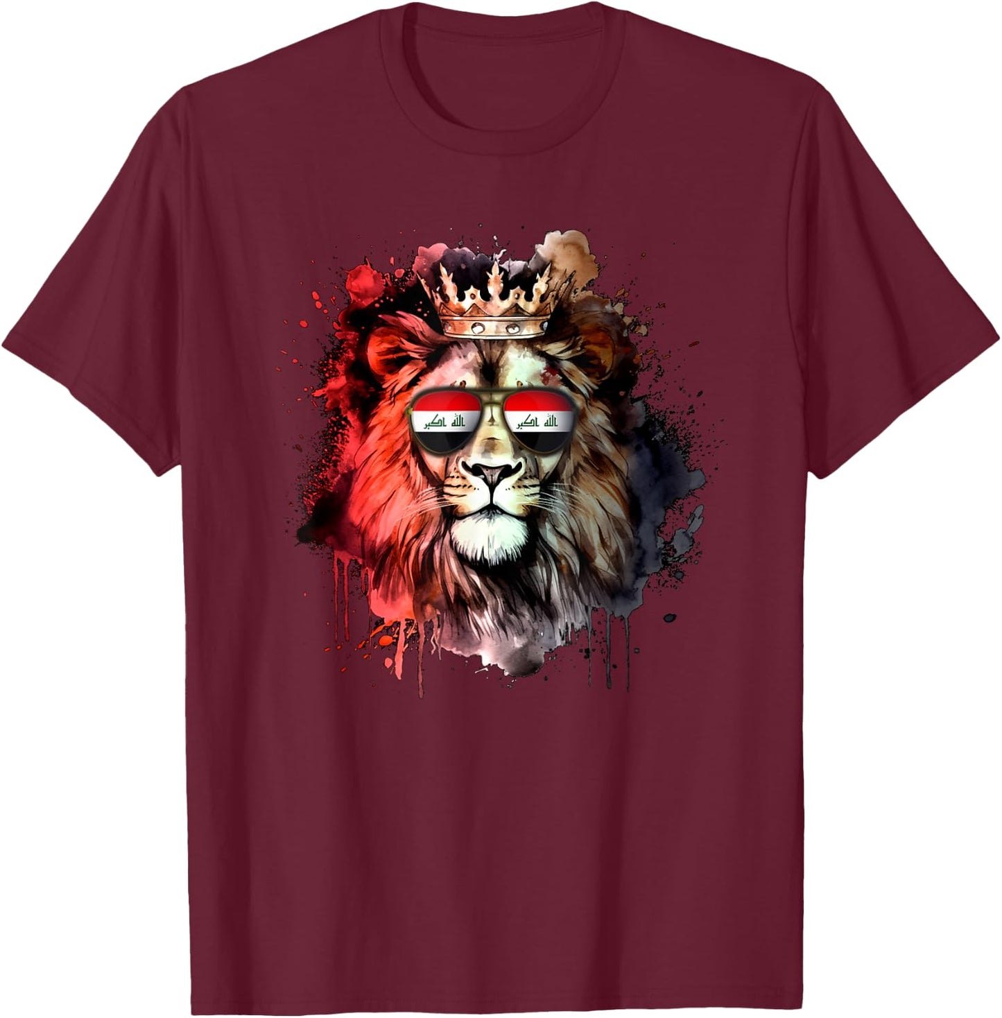 Iraq T-Shirt - T-Shirt | Maroon