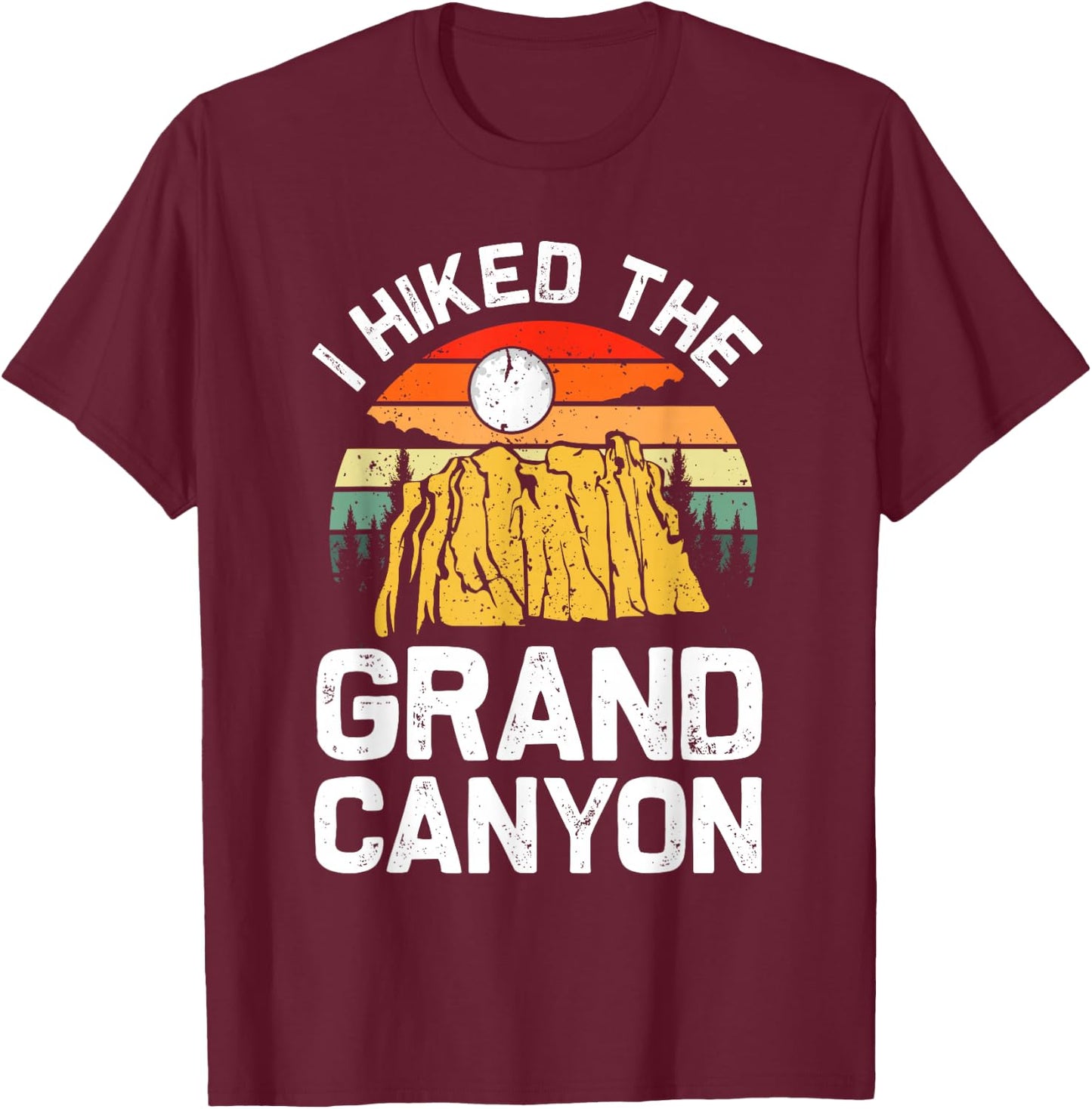 Cool Grand Canyon Women Hiking National Park Travel T-Shirt - T-Shirt | Maroon