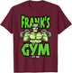 Frankenstein Kettlebell Fitness Gym Halloween Workout T-Shirt - T-Shirt | Maroon