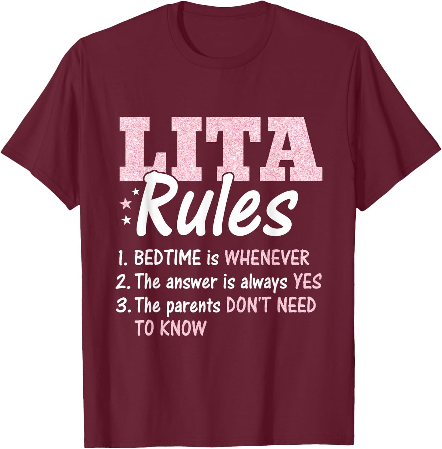 The Lita Rules Grandma Definition T-Shirt - T-Shirt | Maroon