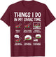 Funny Lawn Mower Clothes Gifts for Landscapers Gardener Men T-Shirt - T-Shirt | Maroon