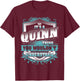 It's A QUINN Thing You Wouldn't Understand Name Vintage T-Shirt - T-Shirt | Maroon