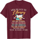 When You Enter This Library - Librarian Bookworm Book Reader T-Shirt - T-Shirt | Maroon