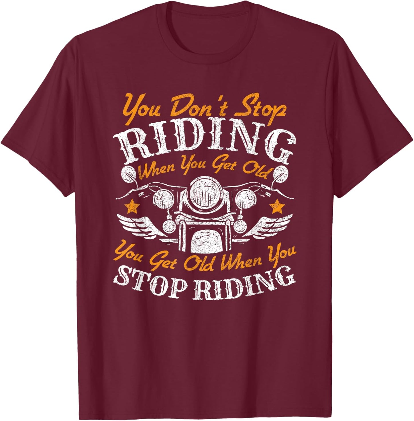 Motorcycle T-Shirt - T-Shirt | Maroon