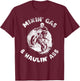 Funny Mixing Gas and Hauling ass Distressed Dirt Bike Riding T-Shirt - T-Shirt | Maroon