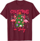 Funny Flamingo Tropical Christmas the Christmas in July T-Shirt - T-Shirt | Maroon
