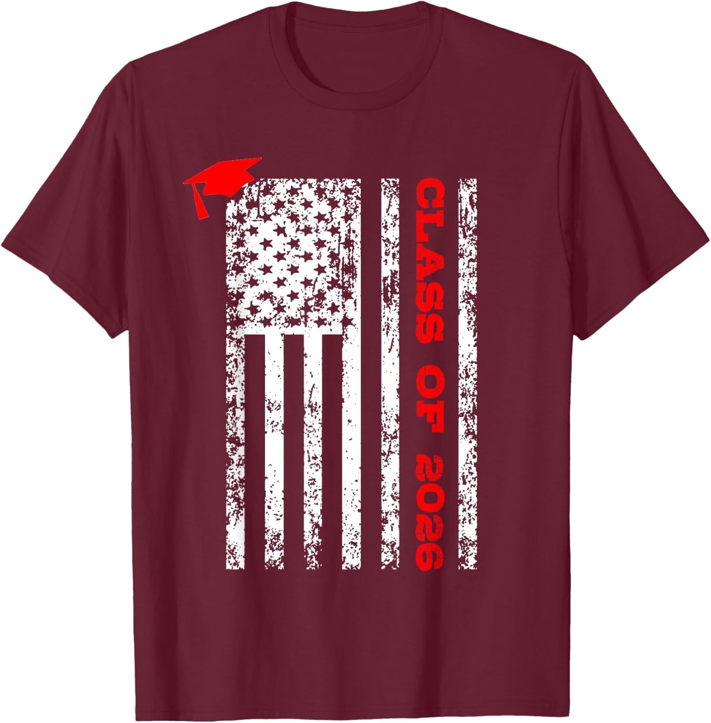 Class of 2026 T-Shirt - T-Shirt | Maroon