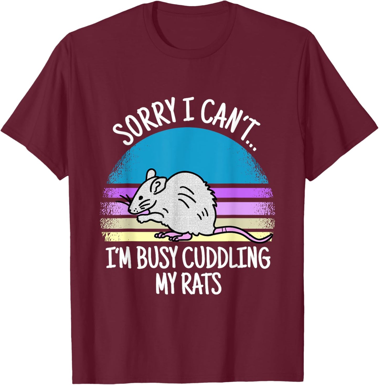 Rat mom sayings for rat lover T-Shirt - T-Shirt | Maroon