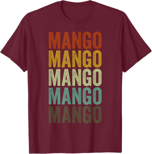 Mango City Retro T-Shirt - T-Shirt | Maroon