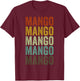 Mango City Retro T-Shirt - T-Shirt | Maroon