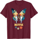 Hip Joint Replacement Hippie Butterfly Retro 60s 70s Women T-Shirt - T-Shirt | Maroon