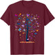 Butterfly Tree Beautiful T-Shirt - T-Shirt | Maroon