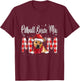 Pitbull Boxer Mix Dog Mom Dad Family Costume DIY Christmas T-Shirt - T-Shirt | Maroon